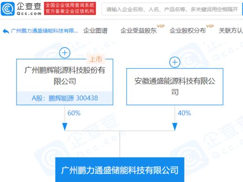鵬輝能源布局儲能系統集成新賽道，成立億元級科技公司